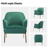 Odo Upholstered Accent Chair Velvet Comfy Living Room  Arm Chair | Karat Home - 4 of 4
