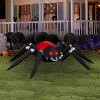 Gemmy 14.5 ft Airblown® Blowup Inflatable Giant Black & Red Spider with Light-Up Flame Effect Outdoor Decoration - Black - 3 of 3