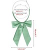 Elerevyo Women's Pre-Tied Solid Color Western Ribbon School Uniform Bow Ties - 2 of 4