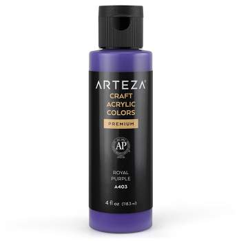 Arteza Craft Acrylic Paint (A403 Royal Purple) 4fl oz/118ml - Single Color