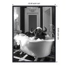 Amanti Art Curious Buffalo In the Tub by Niky Rahner Framed Canvas Wall Art - 3 of 4