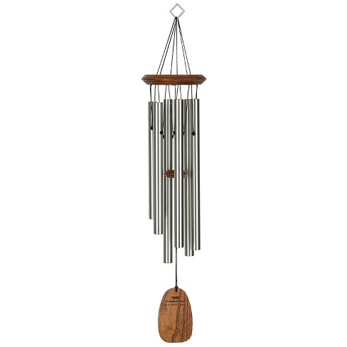 Woodstock Chimes Signature Collection, Woodstock Happy Birthday Chime, 22'' Silver Wind Chime BDAY - image 1 of 4