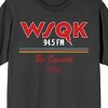 Stranger Things 5 WSQK 94.5 FM The Squawk Men's Charcoal Crew Neck Short Sleeve T-shirt - 2 of 2