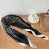 Anna-Kaci Women’s Classic Striped Satin Square Scarf for Neck Hair Bag Decoration - 27.5IN×27.5IN - 3 of 4