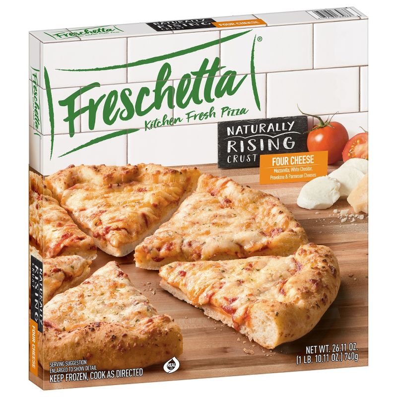 Freschetta Naturally Rising Crust Pizza Four Cheese Medley - 26.11oz, 4 of 10