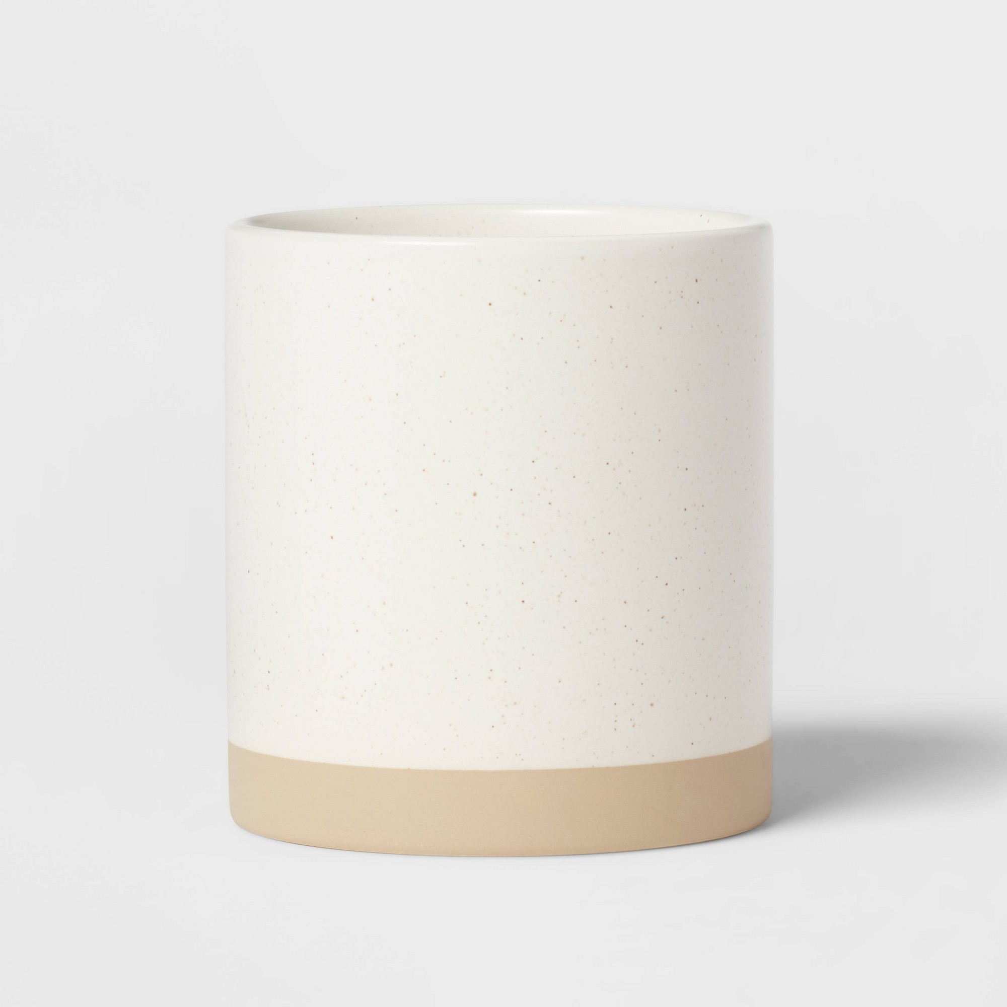 Camwood Collection Stoneware Utensil Holder Cream - Threshold™
