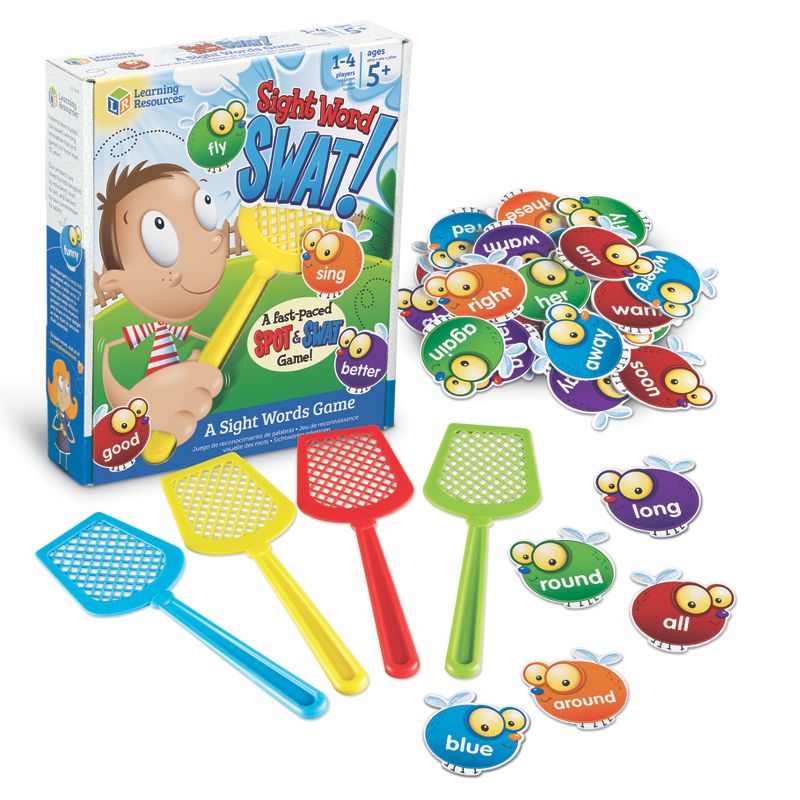 Learning Resources Sight Word Swat® a Sight Word Early Reading Game, 114 Pieces, Ages 5+, 1 of 7