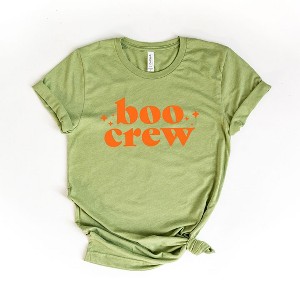 Simply Sage Market Women's Boo Crew Stars Short Sleeve Graphic Tee - 1 of 4