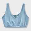 Women's French Terry Slim Fit Deep V-Neck Tank Top - Wild Fable™ - 4 of 4