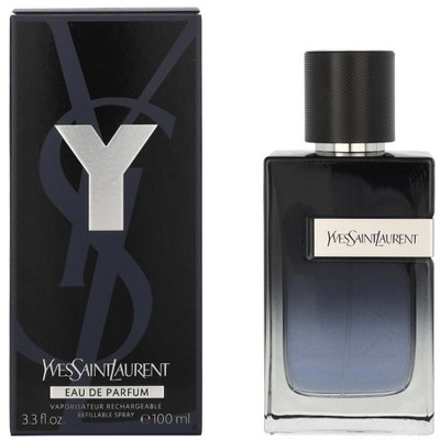 Yves Saint Laurent Y Eau de Parfum Spray for Men 3.3 oz—Long-Lasting Fresh Citrus & Woody Perfume Spray, Masculine Luxury Designer Perfume for Men