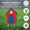 Big Dot of Happiness Pawty Like a Puppy - Yard Sign and Outdoor Lawn Decorations - Dog Baby Shower or Birthday Party Yard Signs - Set of 8 - 3 of 4