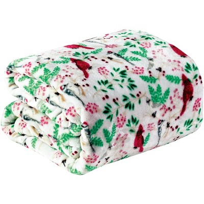 Extra Cozy and Comfy Microplush Throw Blanket (50" x 60") Cardinals