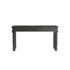 Taran Designs,Eldris Carved Solid Wood Console Table - 2 of 3