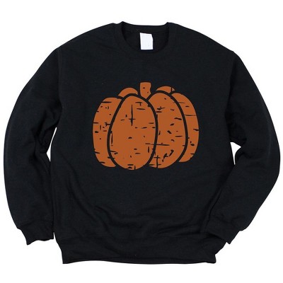 Simply Sage Market Women's Graphic Sweatshirt Pumpkin Grunge