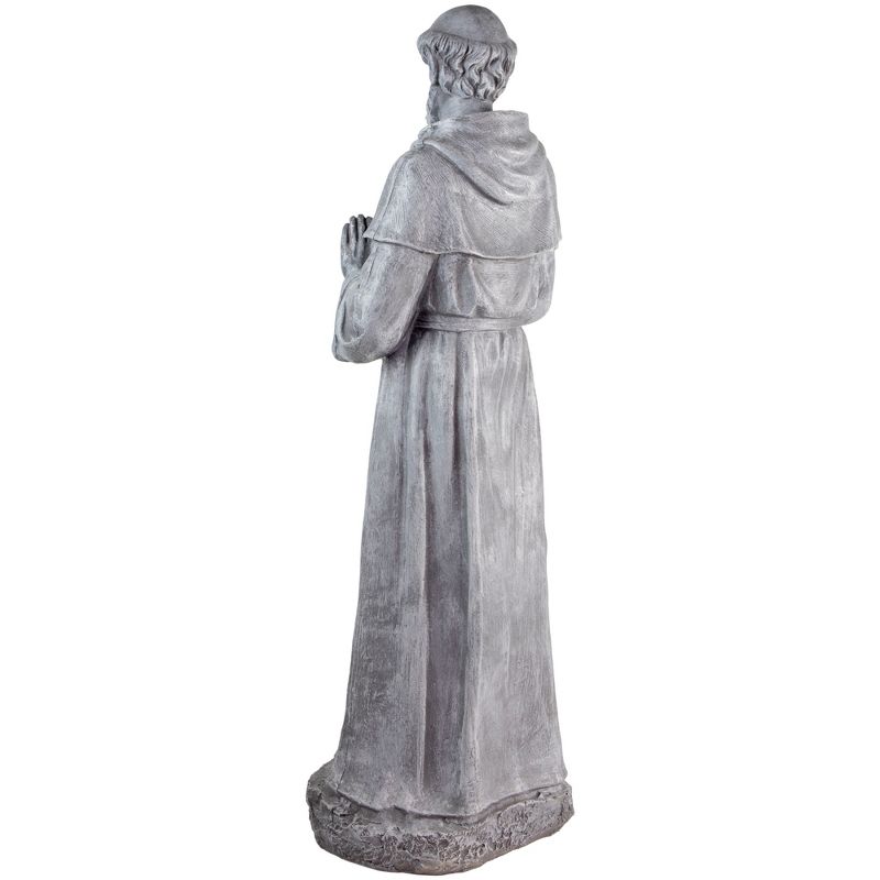 Northlight 28" St. Francis with Bird Outdoor Garden Statue, 5 of 6