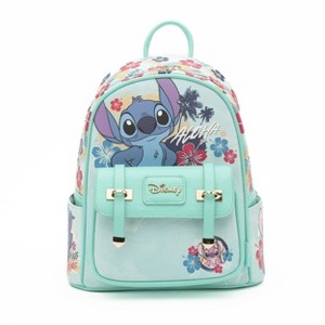 Stitch from Disney's Lilo & Stitch WondaPop 11" Vegan Leather Fashion Mini Backpack - 1 of 4