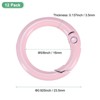 Unique Bargains Metal Spring O Rings Zinc Alloy Durable Multipurpose Lightweight Buckle 5/8 Inch - 3 of 4