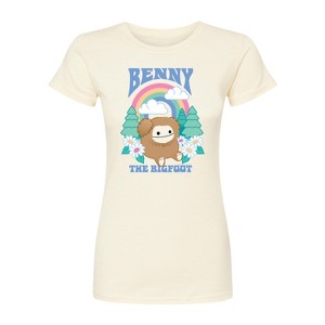 Women's - Squishmallows - Benny The Bigfoot Fitted Graphic T-Shirt - 1 of 2