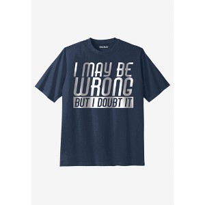 KingSize Slogan Graphic T-Shirt - 1 of 3