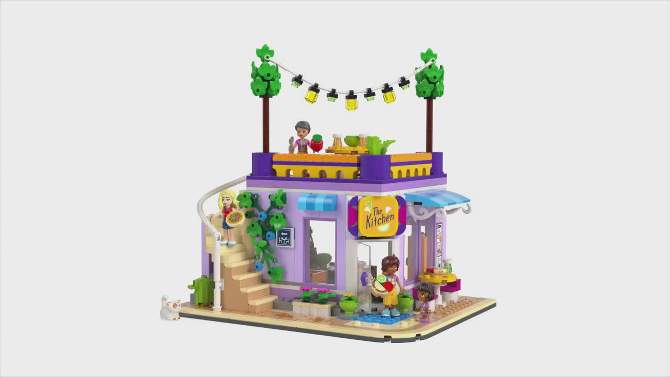 LEGO Friends Heartlake City Community Kitchen Pretend Chef Building Toy 41747, 2 of 8, play video