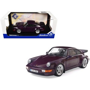 1990 Porsche 911 (964) Turbo Violet Blue Metallic 1/18 Diecast