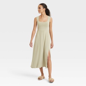 Women's Knit Ballet Midi Shift Dress - A New Day™ - 1 of 3