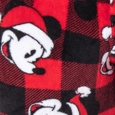 santa mickey red