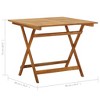 vidaXL Folding Patio Table 35.4"x35.4"x29.5" Solid Acacia Wood - 4 of 4