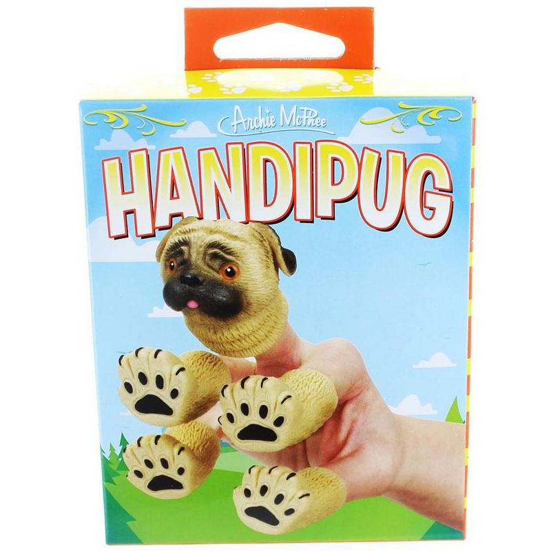 Accoutrements Handipug Finger Puppet (5-Pieces), 1 of 2