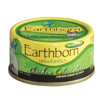 Earthborn Holistic Chicken Catcciatori Grain-Free Moist Canned Cat Food - (3 oz) Pack of 24