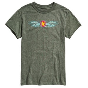 Men's - Marvel - Iron Man Horizontal Short Sleeve Graphic T-Shirt - 1 of 4