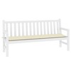 vidaXL Garden Bench Cushion Cream Oxford fabric 70.9 x 19.7 in - 3 of 4