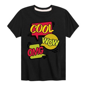 Boys' - Instant Message - Pop Art Bubbles Short Sleeve Graphic T-Shirt - 1 of 4