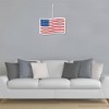 Big Dot of Happiness Stars & Stripes - Hanging Porch USA Memorial Day, 4th of July & Labor Day Patriotic Outdoor Decor - Front Door Decor - 1 Pc Sign - 3 of 4