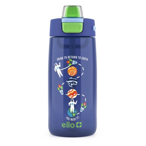 Ello 14oz Plastic Colby Pop! Water Bottle Fidget Accessory Unicorn