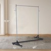 Heavy Duty Garment Rack, Height Adjustable, Sturdy Steel With Lockable Casters, Industrial Grade for Home & Store - 2 of 4