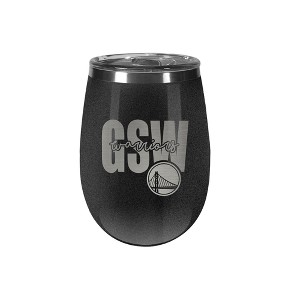 NBA Golden State Warriors 10oz Onyx Wine Tumbler - 1 of 3