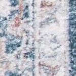 light blue/rust