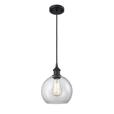 Athens - 1 Light Mini Pendant In Industrial Style-10 Inches Tall and 8 Inches Wide