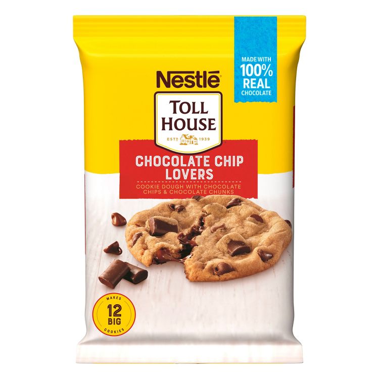 Nestle Toll House Ultimates Chocolate Chip Lovers Cookie Dough - 16oz/12ct, 1 of 11