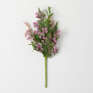 17.5"H Sullivans Leafy Blush Berry Pick, Multicolored - 1 of 3