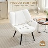 Acekool Cozy Corduroy Accent Chair –  Cozy Corduroy Armchair & Modern Style for Living Rooms, Bedrooms, Offices - 2 of 4