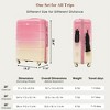 XINGHANZHENXUAN 3-Piece Luggage Set, 20" Carry-On Hard Shell Suitcase with Spinner Wheels - 2 of 4