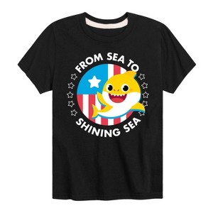 Boys' - Baby Shark - From Sea to Shining Sea Short Sleeve Graphic T-Shirt - 1 of 4