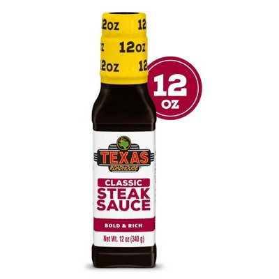 Texas Roadhouse Steak Sauce, Classic 12 Oz (Pack of 3)