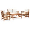 vidaXL Garden Lounge Set Solid Acacia Wood Large Durable - 2 of 4