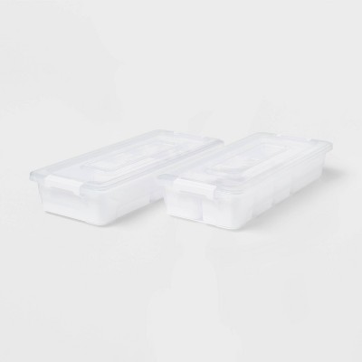 2.5L 2pk Sort it Storage Containers with 6 Shallow Cups - Brightroom™