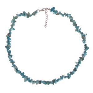 Natural Stone Irregular Gemstone Beaded Choker Necklace for Women Bohemian Crystal Jewelry - 1 of 4
