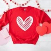 Simply Sage Market Women's Graphic Sweatshirt Heart Scribble - 3 of 4