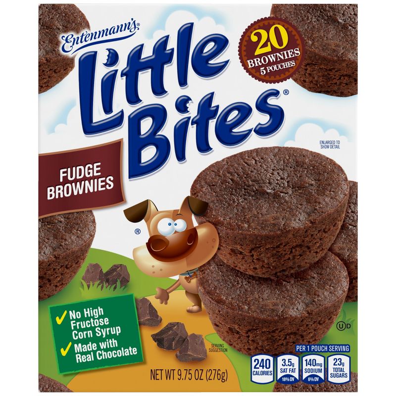 Entenmann&#39;s Little Bites Brownie Muffins - 8.25oz, 3 of 12